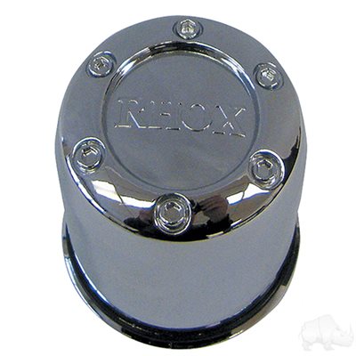 Center Cap, RHOX Chrome Plastic 2.65''